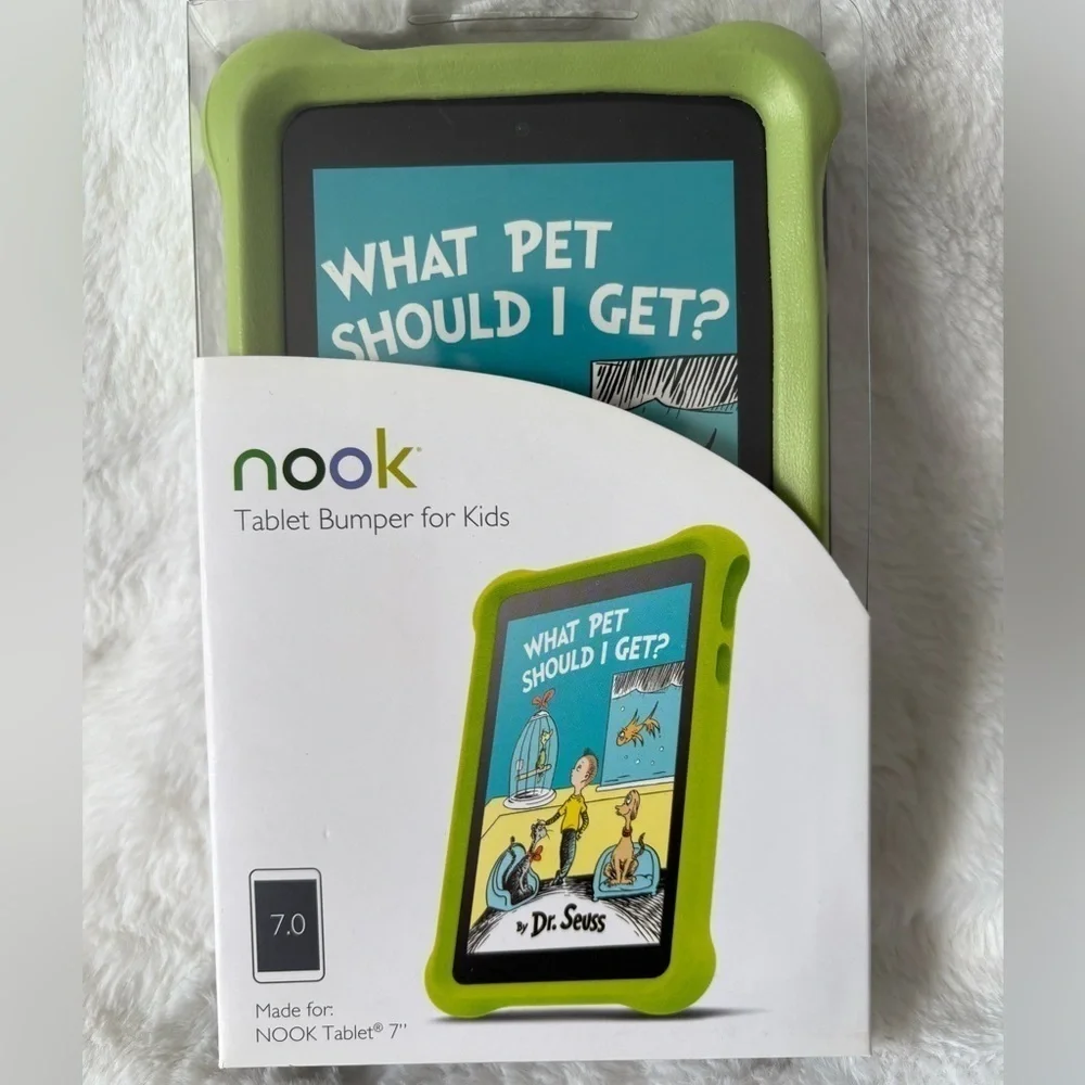 Nook Tablet Bumper for Kids -Green
